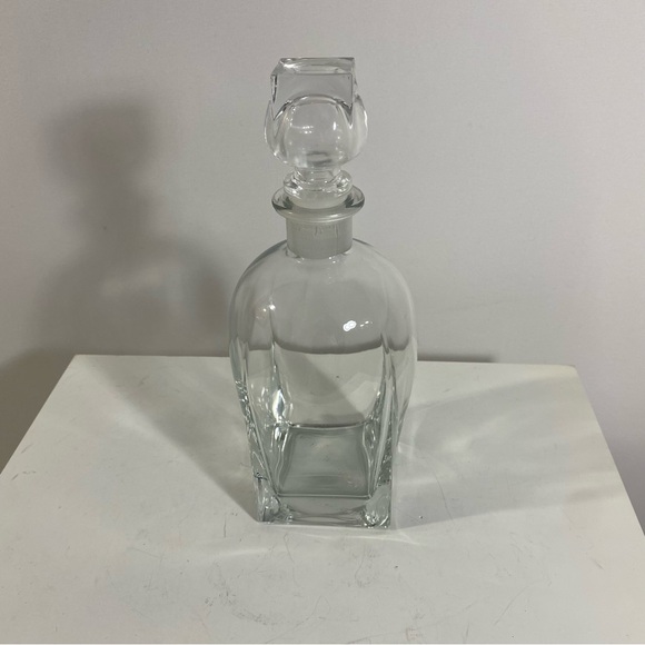 Luigi Bormioli "Rossini" Blown Glass Decanter Vintage Bar Ware Made in Italy - Picture 1 of 7